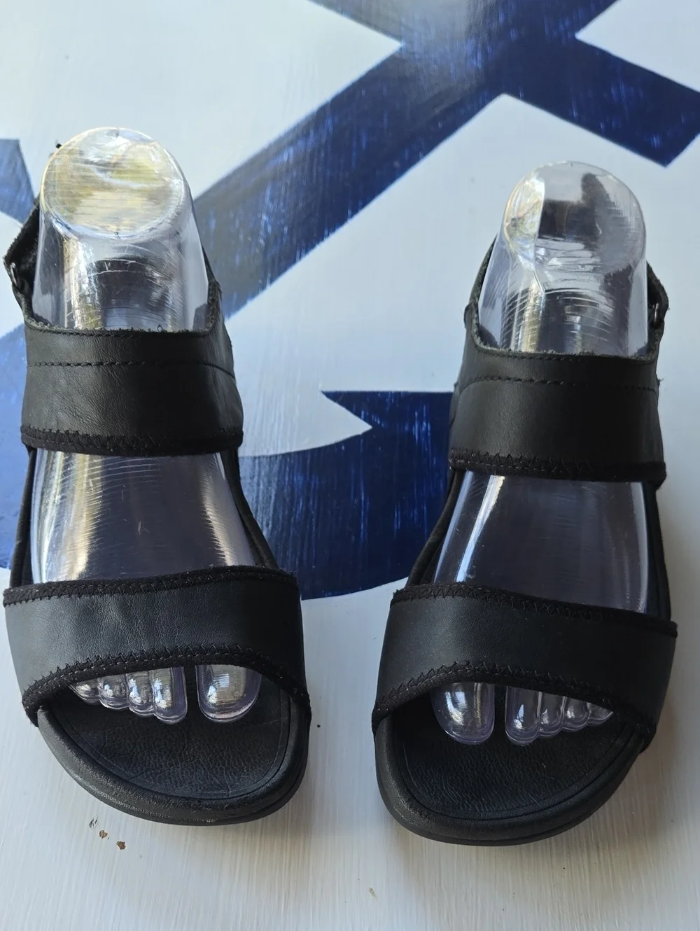 Fitflop Black Vegan Sandal Size US 7